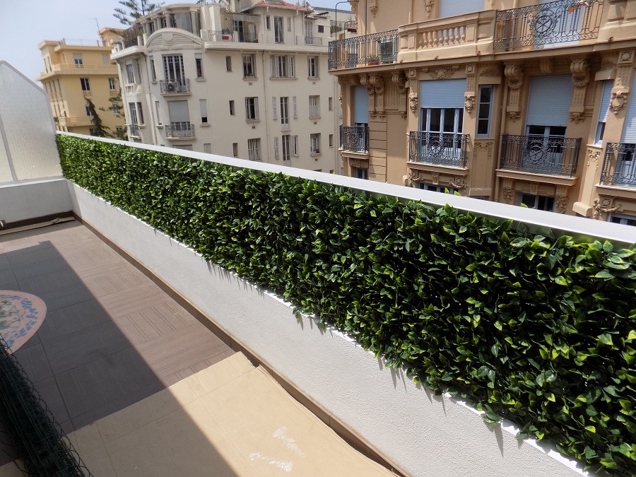 Un mur végétal synthétique